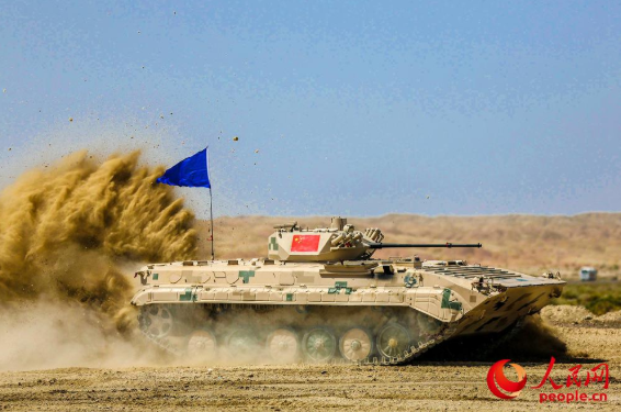 環球網:又是第一！“蘇沃洛夫突擊”接力賽中國隊摘冠